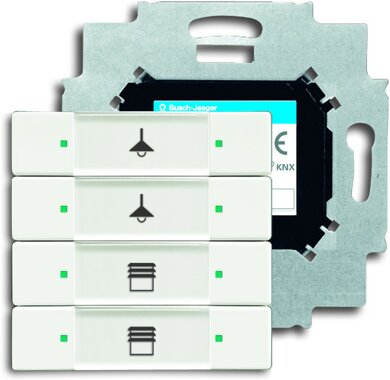 Busch-Jaeger Bedienelement, 4-fach 6127/01-81 | 6117-0-0196