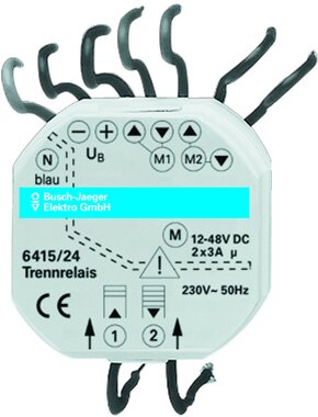 Busch-Jaeger Busch-Jalousiecontrol II Trennrelais Gleichstromantriebe 6415/24 | 6410-0-0363