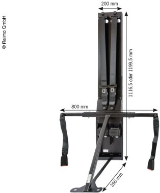 CTA 3-Punkt Gurtbock Ducato Van Chassis - camping4you