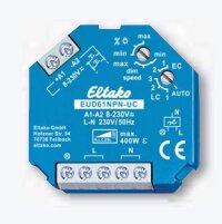Eltako Universal-Dimmschalter UC. Power MOSFET bis 400W, ESL bis 400W und LED bis 400W