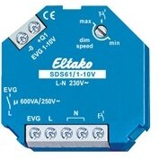 Eltako 1-10V-Steuer-Dimmschalter 1-10V fr EVG. 1 Schlieer nicht potenzialfrei 600VA und 1-10V-Steuerausgang 40mA