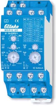 Eltako Multifunktions-Sensorrelais UC, 5 OptoMOS-Ausgnge 50mA/8..230V UC