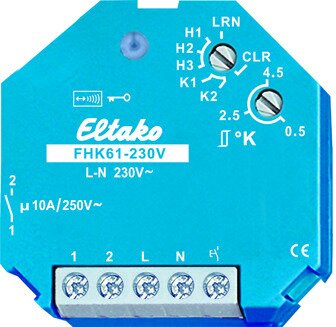 Eltako Funkaktor Heiz-Kühl-Relais 230V. 1 Schließer potenzialfrei 10A/250V AC
