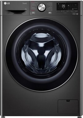 LG schwarze Waschmaschine F4WV709P2BA