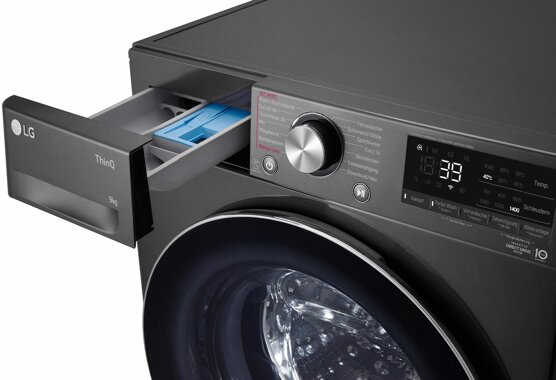 LG schwarze Waschmaschine F4WV709P2BA LG schwarze Waschmaschine F4WV709P2BA
