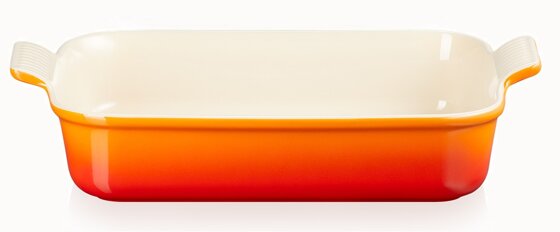Le Creuset rechteckige Auflaufform ofenrot