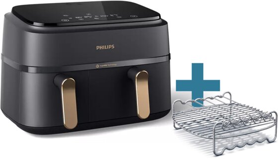 3000 Series Philips Airfryer Dual Basket - NA352/04