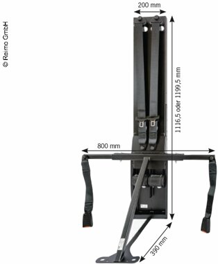 CTA Gurtbock fr 2 Personen Standard
