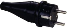 PGSTK 12 Gummi-Stecker schwarz IP44