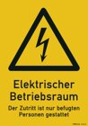 PWSEB Warnschild Elektr. Betriebsraum