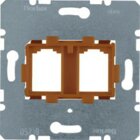Berker 454109 Tragplatte 2fach f. Modular Jacks