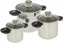 Edelstahl-Kochtopfset Elegance Compact