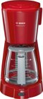 Bosch TKA3A034 Filterkaffeemaschine, Rot
