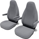 DriveDressy Sitzbezge - Grau, VW T6/6.1 Transporter, 4, Fahrer & Beifahrer