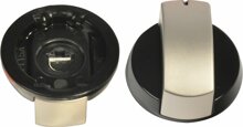 Bedienknopf neu fr Dometic-Kocher, schwarz/silber, gro, 1 Stck