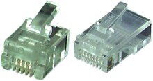 EFB 37512.1-100 MODULAR-STECKER 4/4 SF RJ10 (100 Stck)