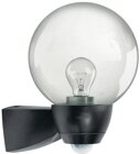 Esylux AL P Monza 130 schwarz  Wandleuchte mit Bewegungsmelder, 130�