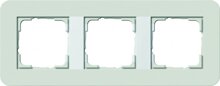 0213411  Abdeckr. 3f Gira E3 Hellgrau/RW