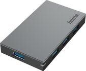 Hama 200115 USB-Hub, 4 Ports, 5 Gbit/s, +Laden