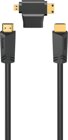 Hama 205162 HDMI-KABEL 1,5M+ADAPTER
