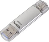 Hama C-Laeta 64GB, 40 MB/s, Silber