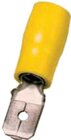 Intercable ICIQ668FS Isolierter Flachstecker, Messi (100 Stck)