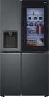 LG GSXV91MCLE Side by Side Khlschrank schwarz, InstaView, Wassertank