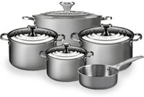 Le Creuset 3-Ply Plus Topfset 5-teilig, Edelstahl