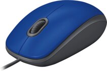 Logitech Mouse M110 Silent, 85g, Blau