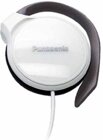 Panasonic RP-HS 46 On Ear Kopfhörer mit Clip, weiß/schwarz