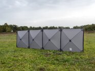 Winschutz Smgen - 500 x 125 cm - Grau