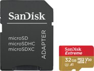 Sandisk Extreme microSDHC 32GB 100MB/s A1 V30 fr 