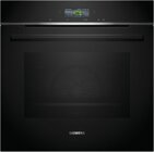 Siemens iQ700 Einbau-Backofen mit Backofenassistent, schwarz, HB774G1B1