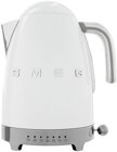 Smeg KLF04WHEU Wasserkocher mit 7 Temperaturstufen, 1,7 L, wei
