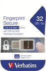 Verbatim USB 3.0 Drive 32GB Fingerprint Secure