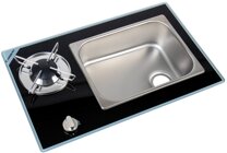 Kocher-Splen-Kombination Vanstream - 1-flammig mit Sicherheitsglas