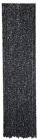 Chenille-Flauschvorhang - 56 x 205 cm - Schwarz / Grau